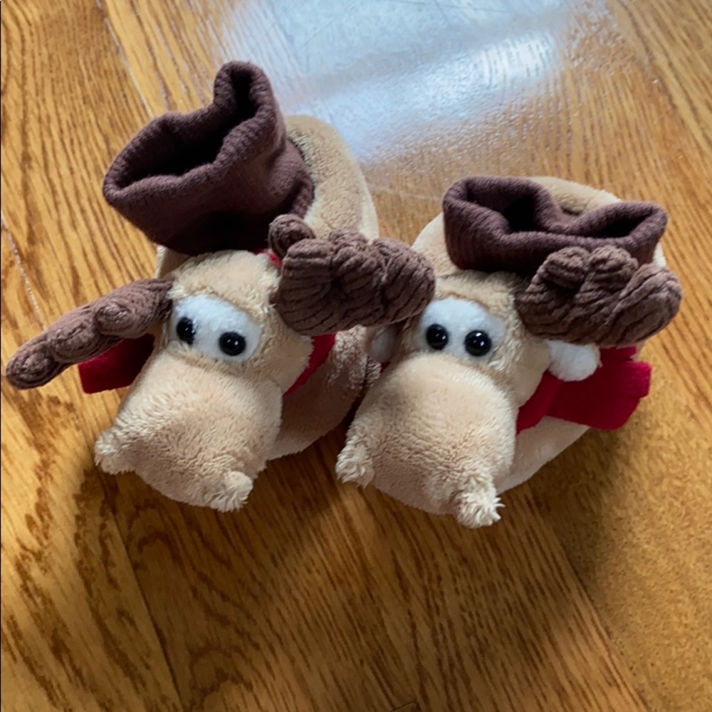 Reindeer Baby Slippers